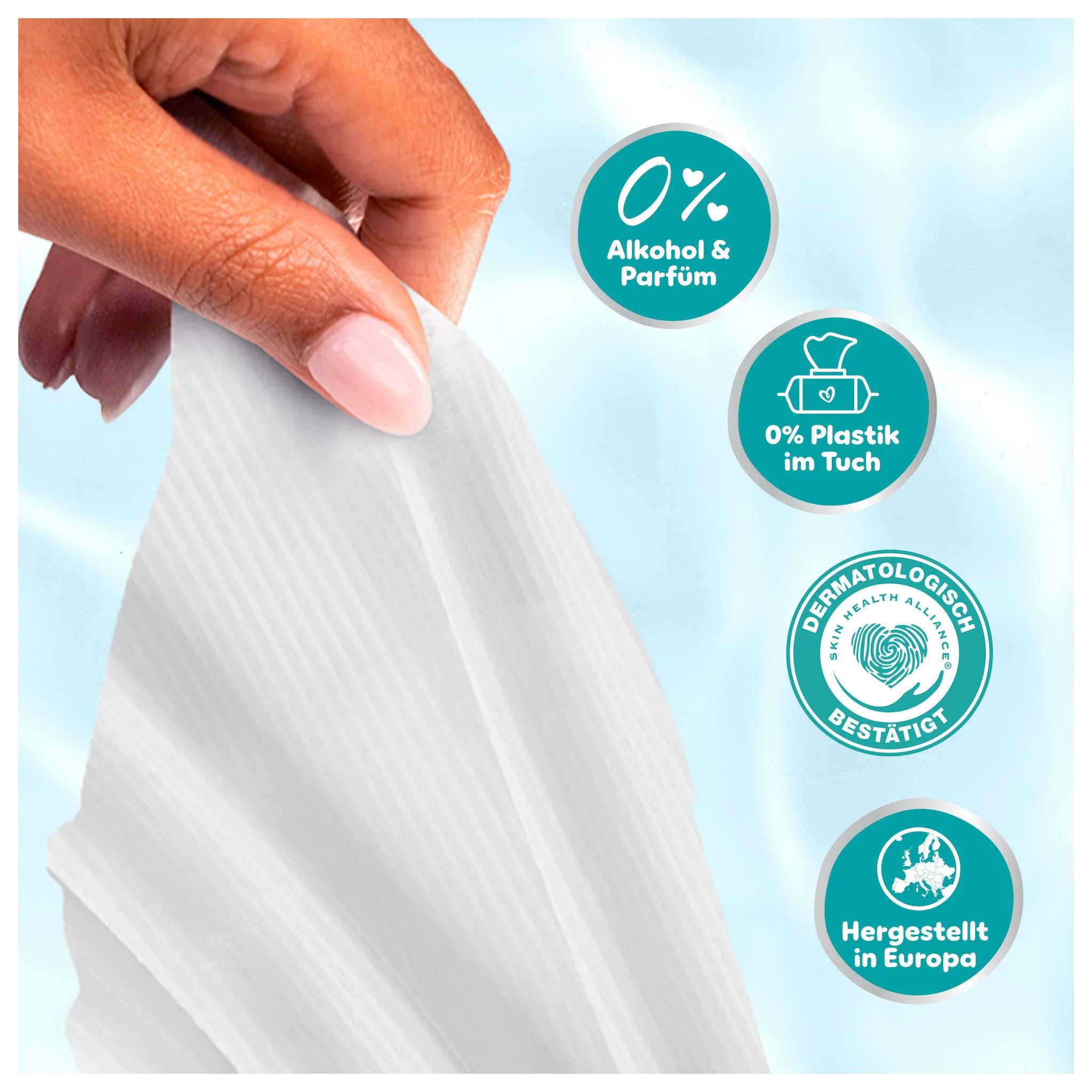 Pampers Feuchte Tücher Aqua 99% 20x
