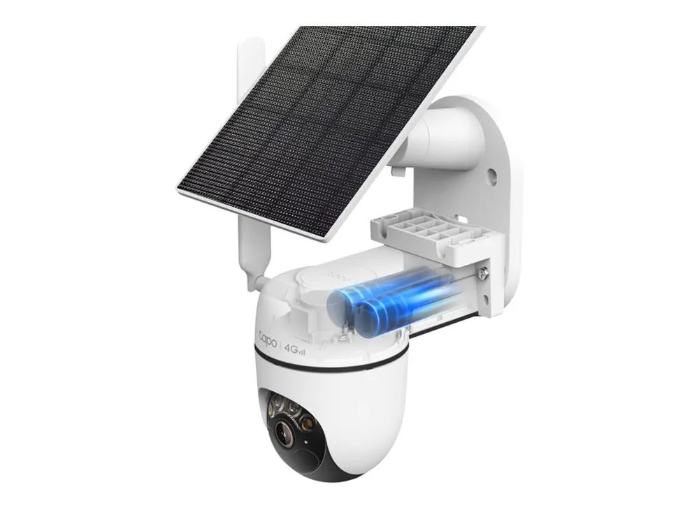 TP-LINK TAPO C615G KIT V1 - SOLAR-POWERED SECURITY CAMERA KIT - NETZWERK-UEBERWACHUNGSKAMERA - SCHWENKEN / NEIGEN - AUSSENBEREICH - STAUBGESCHUETZT/WETTERFEST - FARBE (TAG&NACHT) - 3 MP - 2304 X 1296 - 2K - FESTE BRENNWEITE - AUDIO - DRAHTLOS - 4G, L