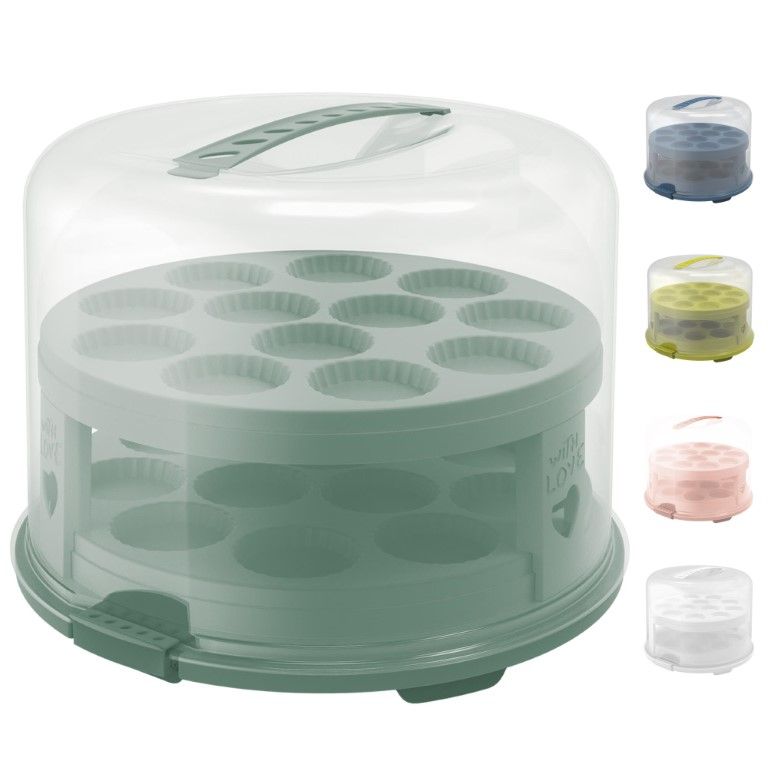 Rotho Tortenglocke XL 26 cm mit Trays FRESH