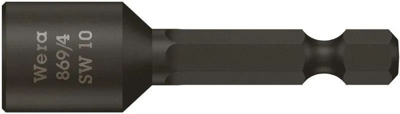 WERA 869/4 Steckschlüsseleinsätze, 9 x 50 mm