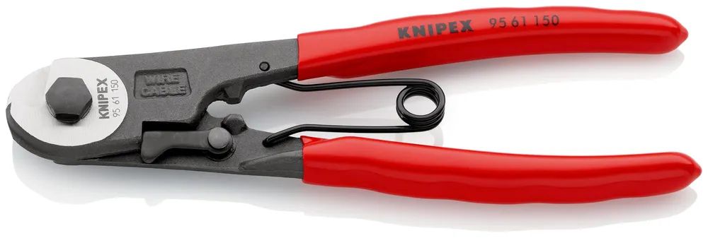KNIPEX Bowdenzugschneider mit Kunststoff überzogen schwarz atramentiert 150 mm