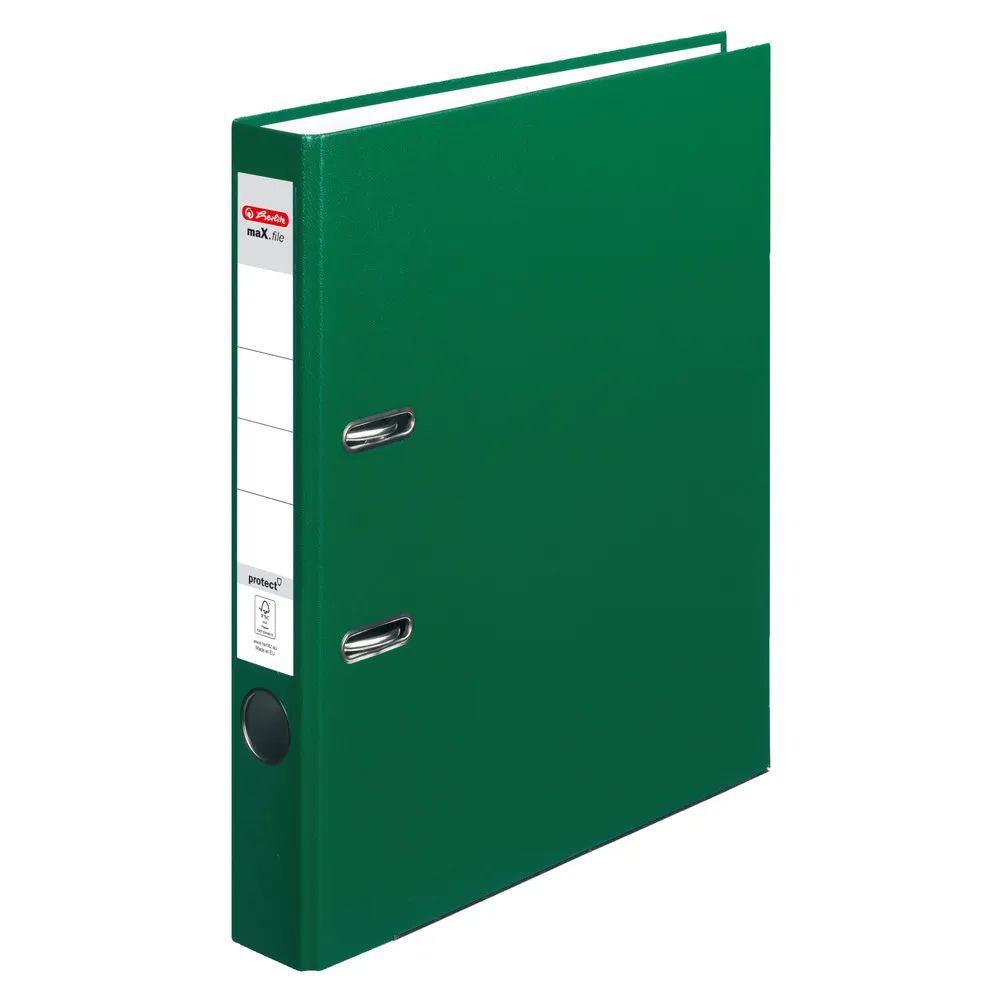 herlitz Ordner maX.file protect A4 5cm grün
