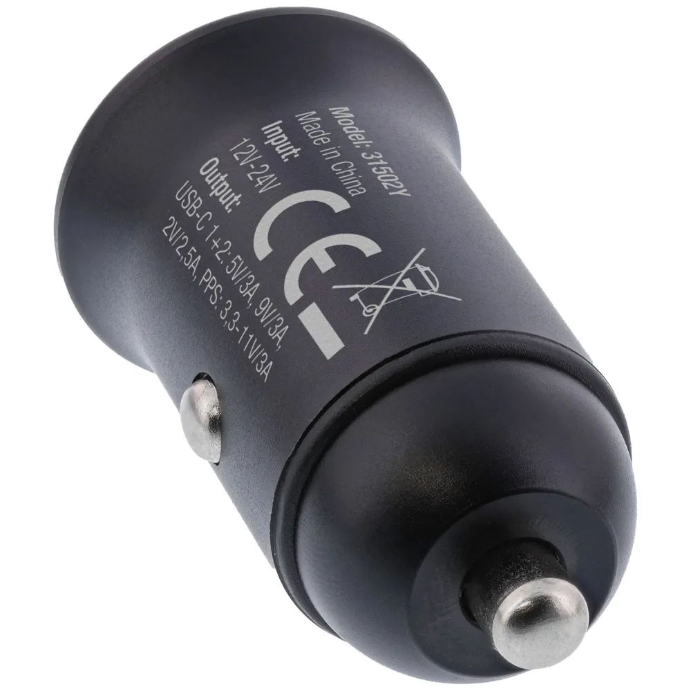 InLine USB KFZ Stromadapter Power Delivery - 2x USB-C - schwarz - max. 33W