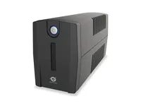 Conceptronic ZEUS02G 850VA 480W USV - 2x UK-Steckdosen - HID-USB - RJ45 Ein/Aus - mit AVR-Funktion - Line-Interaktiv - 0,85 kVA - 480 W - 220 V - 240 V - 220 V