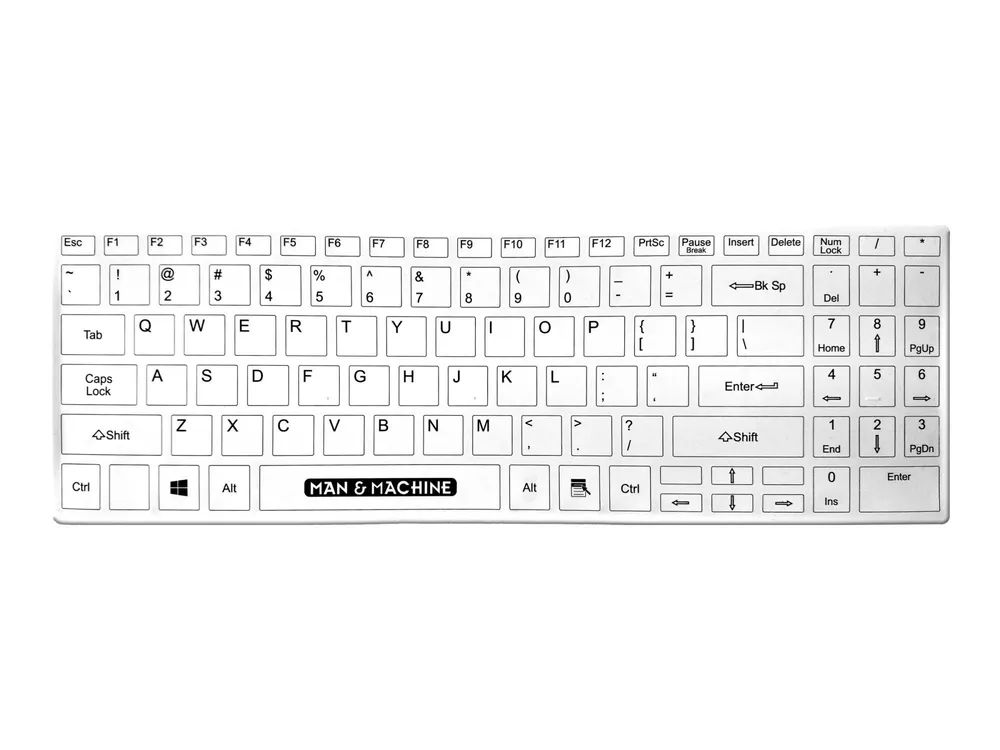 Man-Machine Man & Machine Its Cool Flat - Tastatur - USB QWERTY