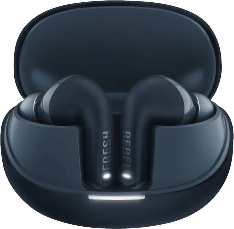Fresh 'n Rebel Bluetooth®-Ohrhörer "Twins Fuse 2", TWS ANC mit My Sound App, Steel Blue