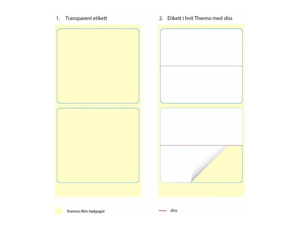 Capture 2-in-1 Multi-Layer Label 1000 labels per roll