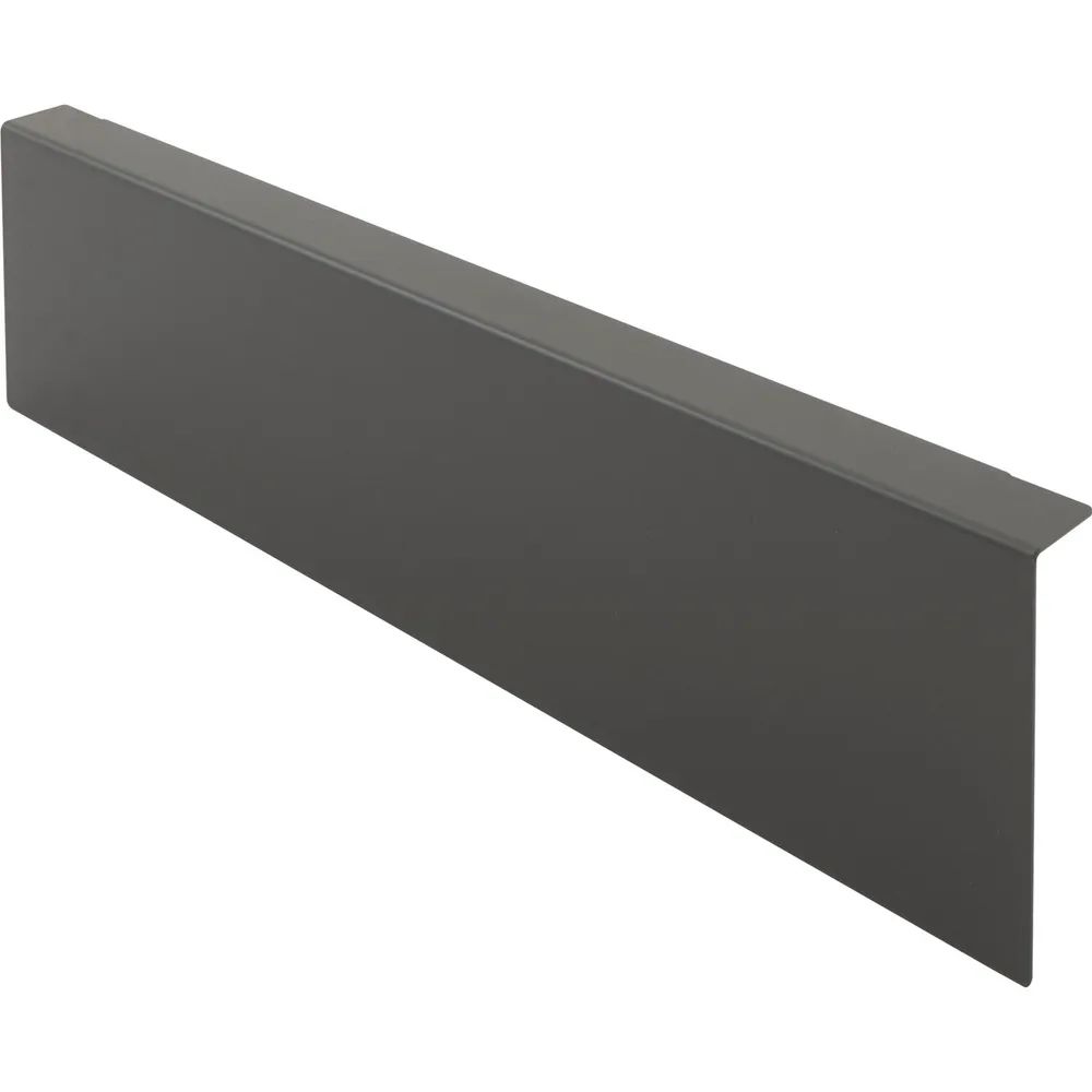 BLUM AMBIA-LINE Holzrückwandadapter. Höhe M, B242 mm, Stahl Oriongrau