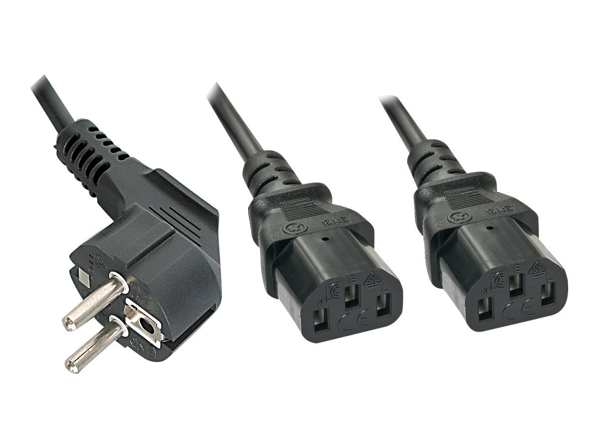 Lindy Stromkabel - CEE 7/7 (S) bis IEC 60320