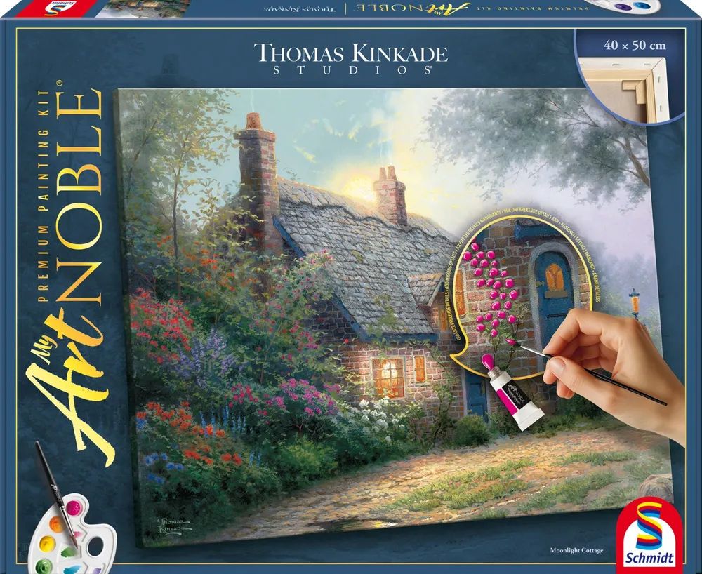 Schmidt Spiele GmbH My ArtNoble, T.Kinkade Moonlight Cottage