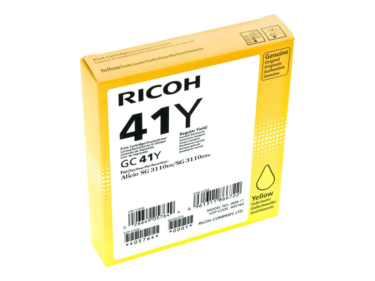Ricoh Gelb - original - Tintenpatrone - für Ricoh Aficio SG 3100