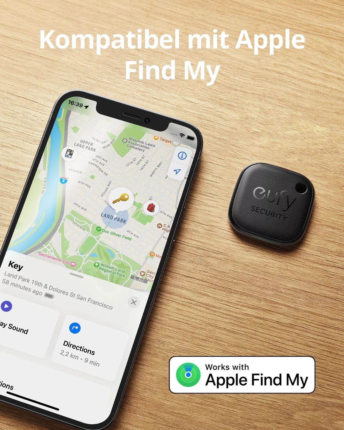 eufy SmartTrack Link (2er-Pack, schwarz)
