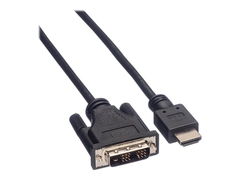 ROLINE Adapterkabel - DVI-D männlich zu HDMI männlich