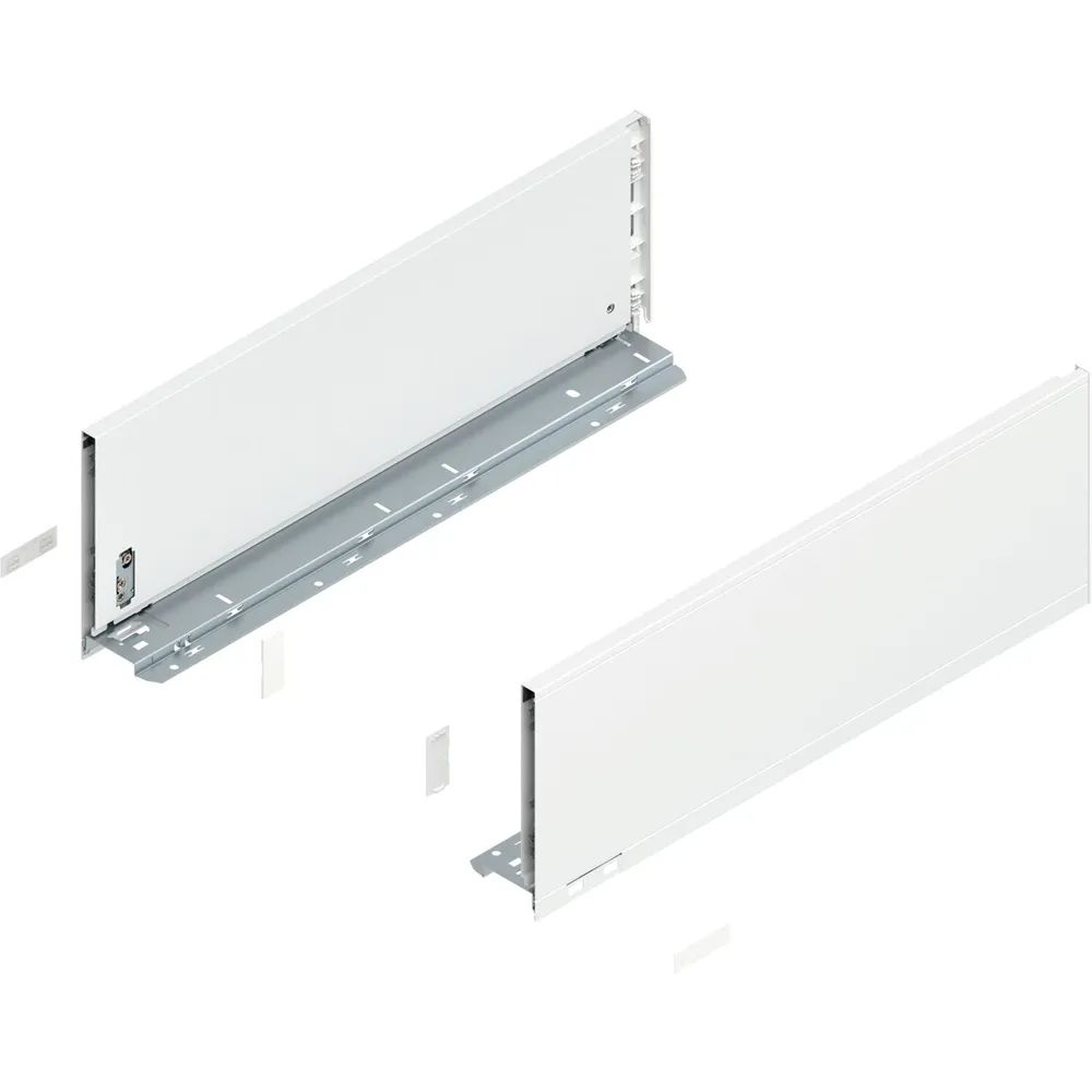BLUM LEGRABOX pure Zarge Höhe C, NL 500, Seidenweiß-matt