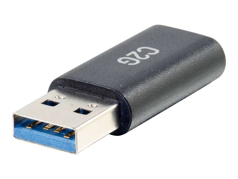 C2G USB C to USB Adapter - SuperSpeed USB Adapter - 5Gbps - F/M - USB-Adapter - 24 pin USB-C (W)