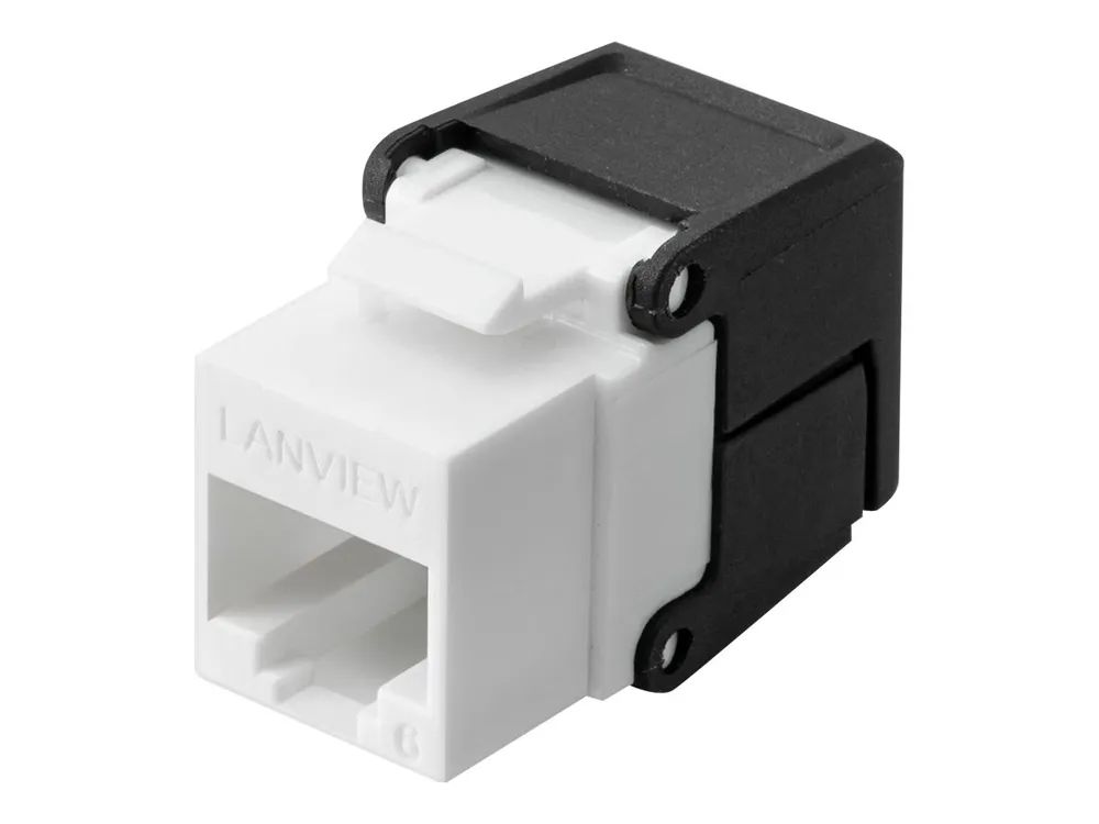Lanview Modulare Eingabe - Cat 6, unshielded, flip - CAT 6 - UTP - RJ-45 -