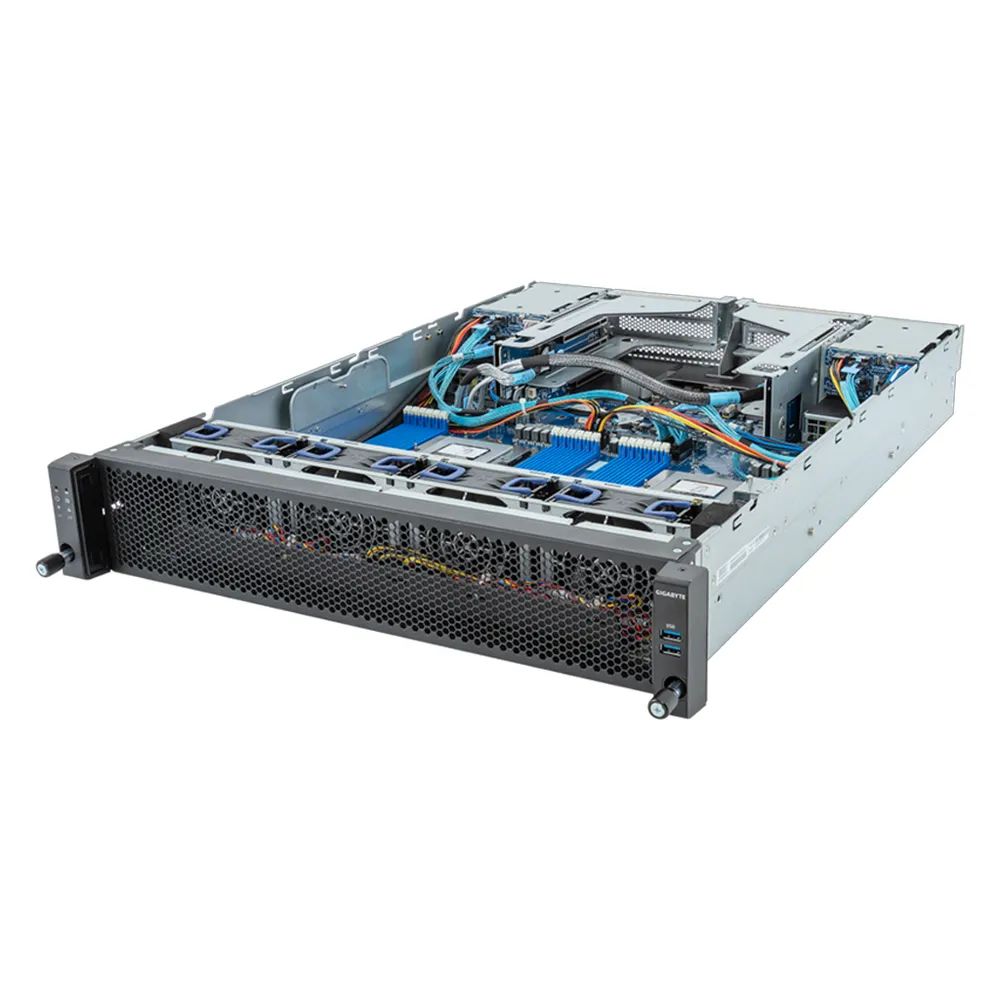 Gigabyte Barebone E283-Z90-ACD1 rev. 3.x 2U Dual Sockel SP5 - Barebone - DDR5