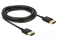 Delock Slim High Quality - HDMI mit Ethernetkabel - HDMI (M)