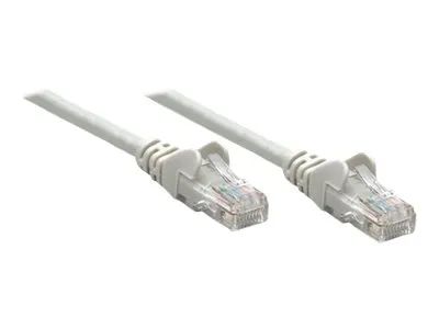 IC Intracom Intellinet Network Patch Cable, Cat5e, 5m, Grey, CCA, U/UTP, PVC, RJ45, Gold Plated Contacts, Snagless, Booted, Lifetime Warranty, Polybag - Patch-Kabel - RJ-45 (M)