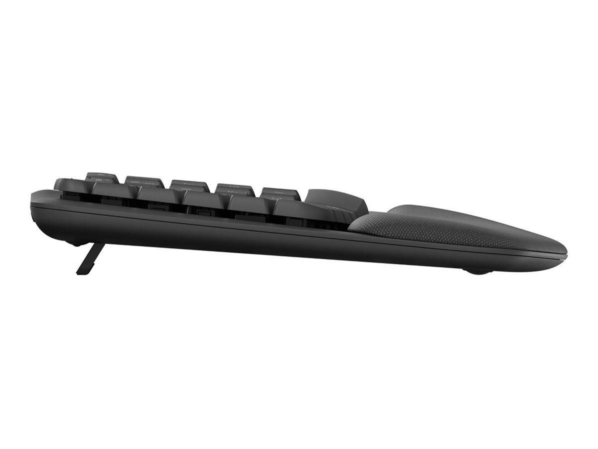 Logitech Wave Keys - Tastatur - mit gepolsterter Handgelenkauflage
