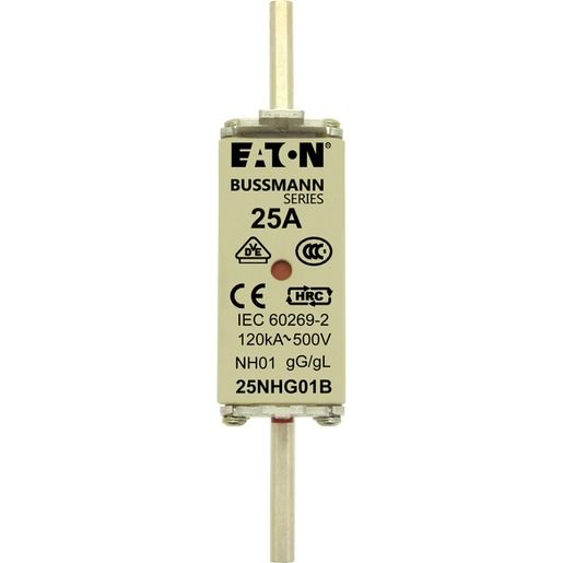 Eaton NH-SICH.EINSATZ 25A 500V GR1 / EATON NH1/ 25A 500V 25NHG01B
