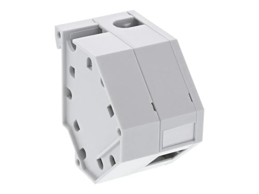 InLine Keystone SNAP-In LWL Keystone Modulhalter - 1-fach für Hutschiene