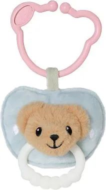Zapf Schnuller für Babys BABY born mit Beißring und Clip Teddy-Design