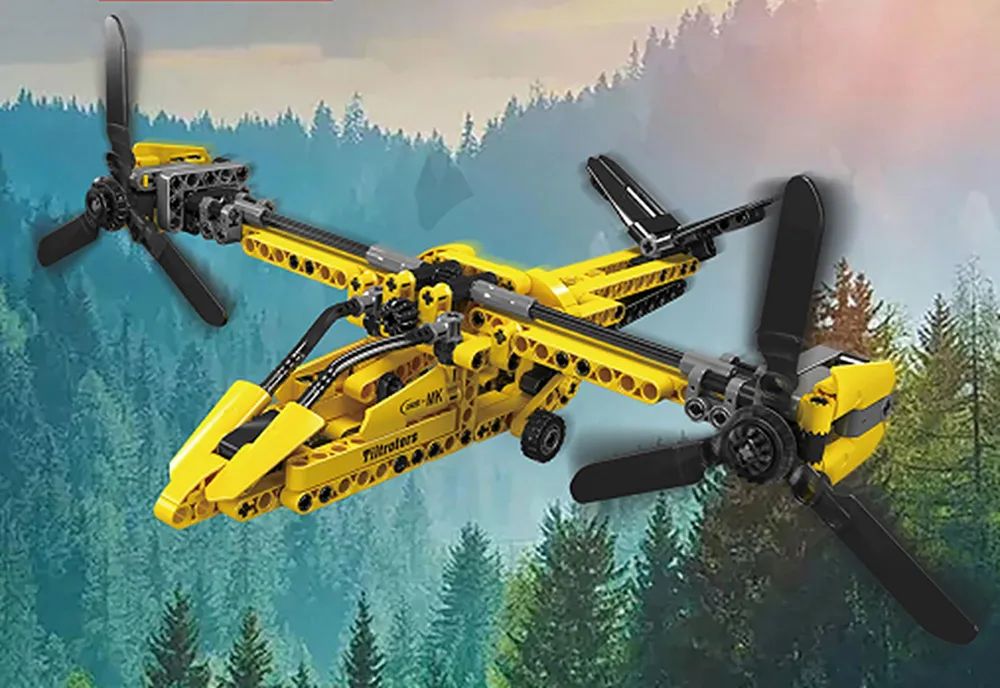 Playfun Ltd. Mould King Kipprotorflugzeug