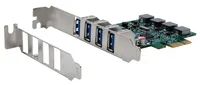 Exsys 4-Port USB 3.2 Gen 1 PCIe Karte mit Self Power - 3A (Renesas) - PCIe - USB 3.2 Gen 1 (3.1 Gen 1) - Männlich - China - Weiblich - Weiblich