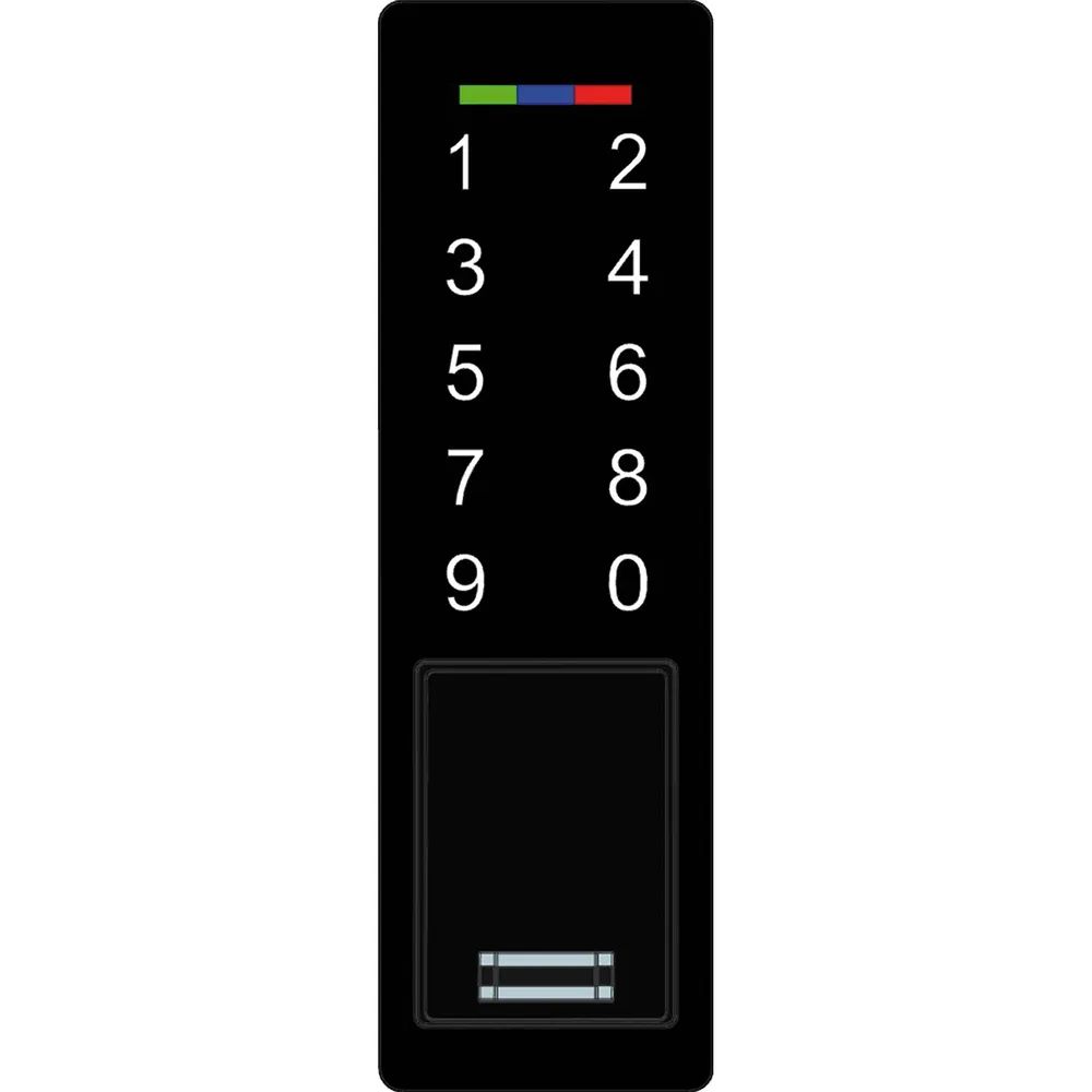 IDENCOM Fingerscanner / Codetastatur BioKey Kombi X 4-in-1 APP Glas Schwarz