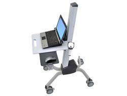 Ergotron Neo-Flex - Wagen - für Notebook / Maus / Barcode-Scanner - hochwertiger Kunststoff, Aluminium, Stahl - Zweistufiges Grau - Bildschirmgröße: 30.5-43.9 cm (12"-17.3")