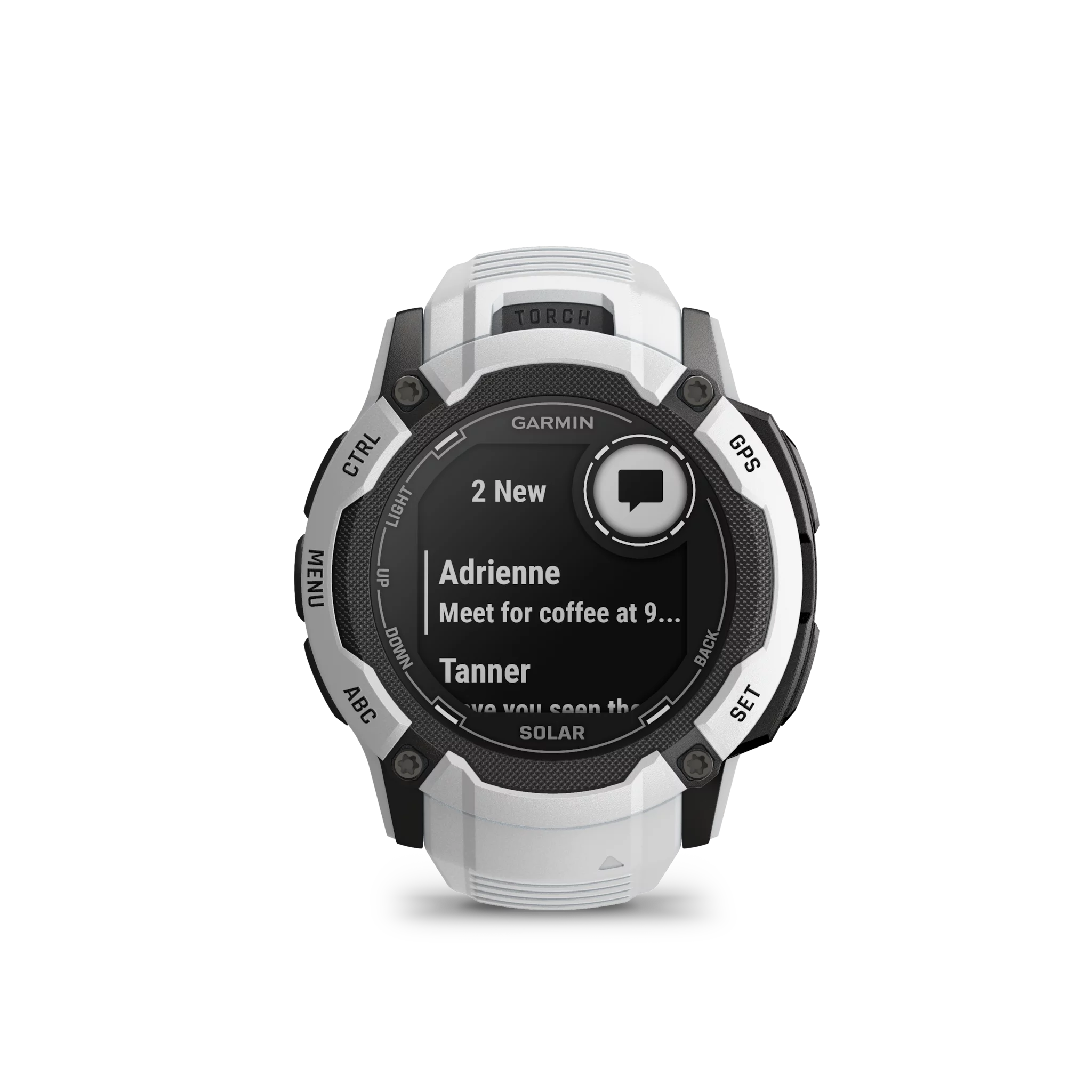Garmin Instinct 2X Solar, Steinweiss