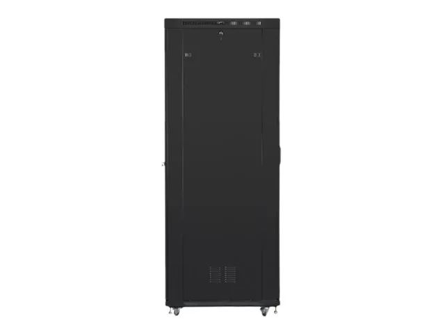 Lanberg Schrank Netzwerkschrank - mit 4 Lüfter, Display - Schwarz, RAL 9004 - 47U - 48.3 cm (19")