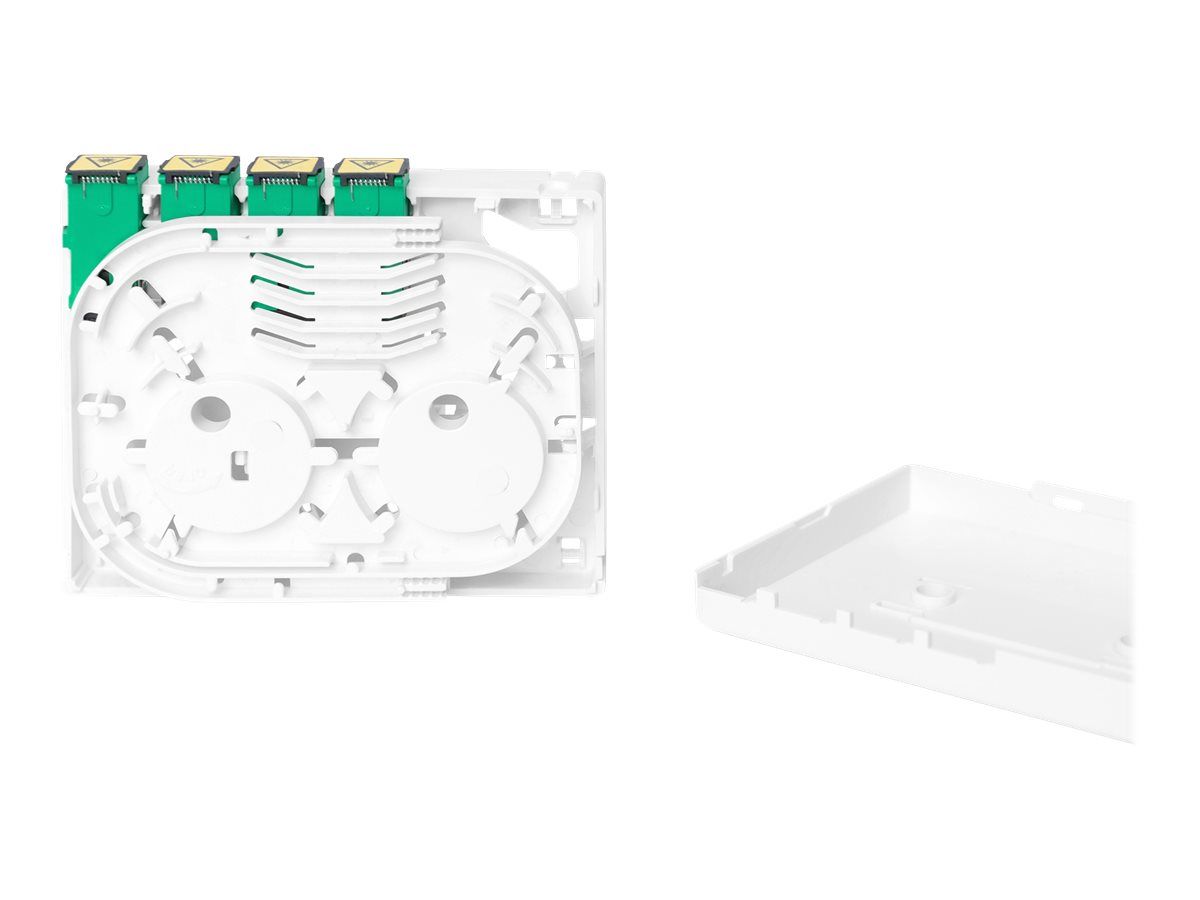 DIGITUS FTTH Gehäuse mit 4 x SC SX Kupplung