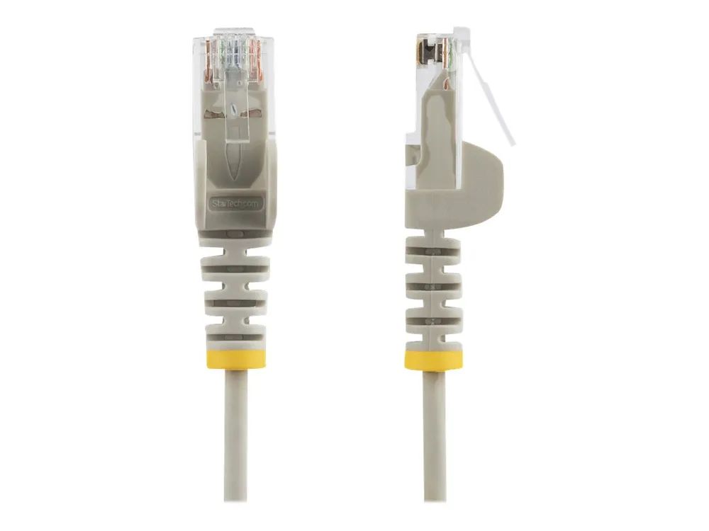 StarTech.com 2 m Cat6-Kabel - Grau - Schlankes Cat6-Patchkabel - Snagless - Patch-Kabel - RJ-45 (M)