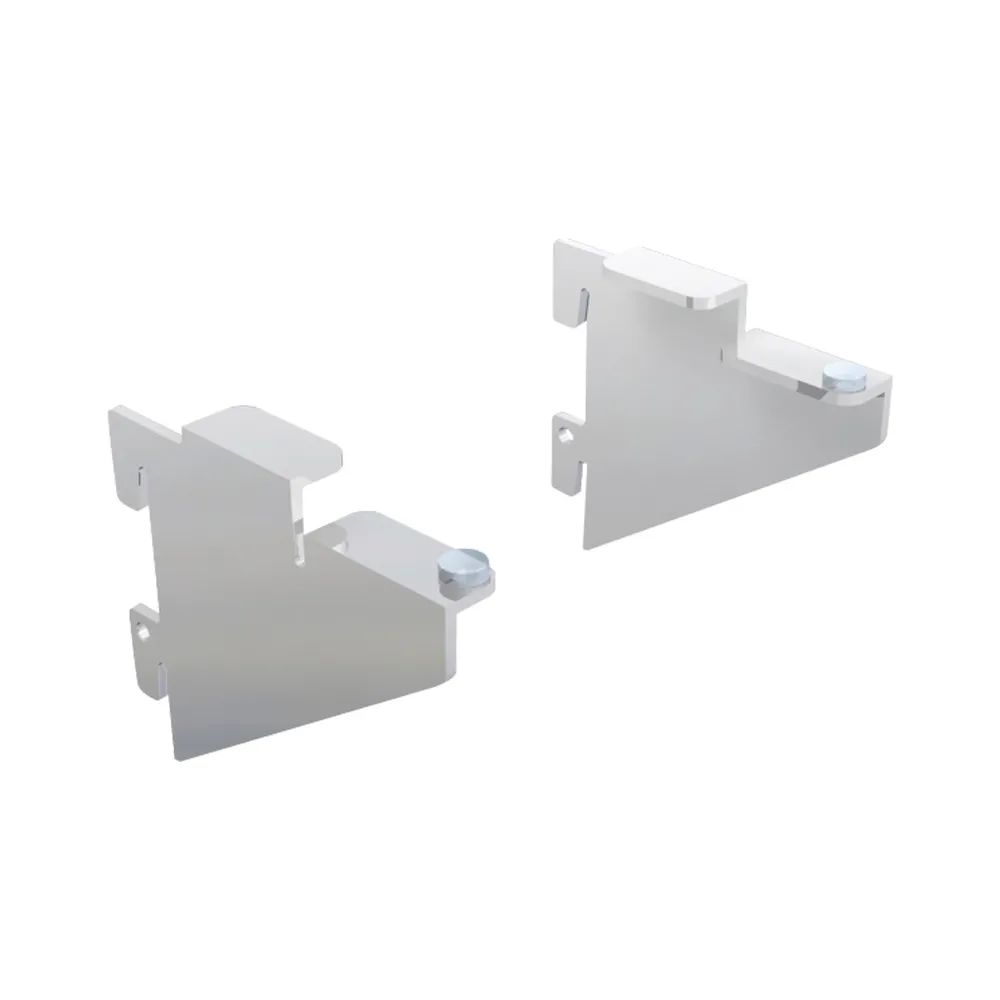 Umdasch Store Makers Amstetten GmbH Ladenbausystem Single/Twin Konsole für Glas 90 mm chrom