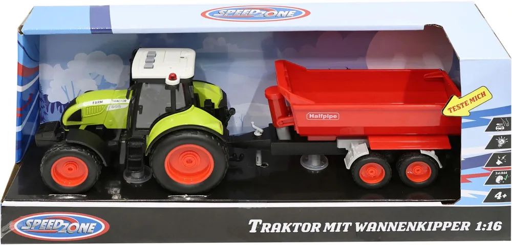 VEDES Großhandel GmbH - Ware SZ Traktor mit Wannenkipper,L&S,Friktion