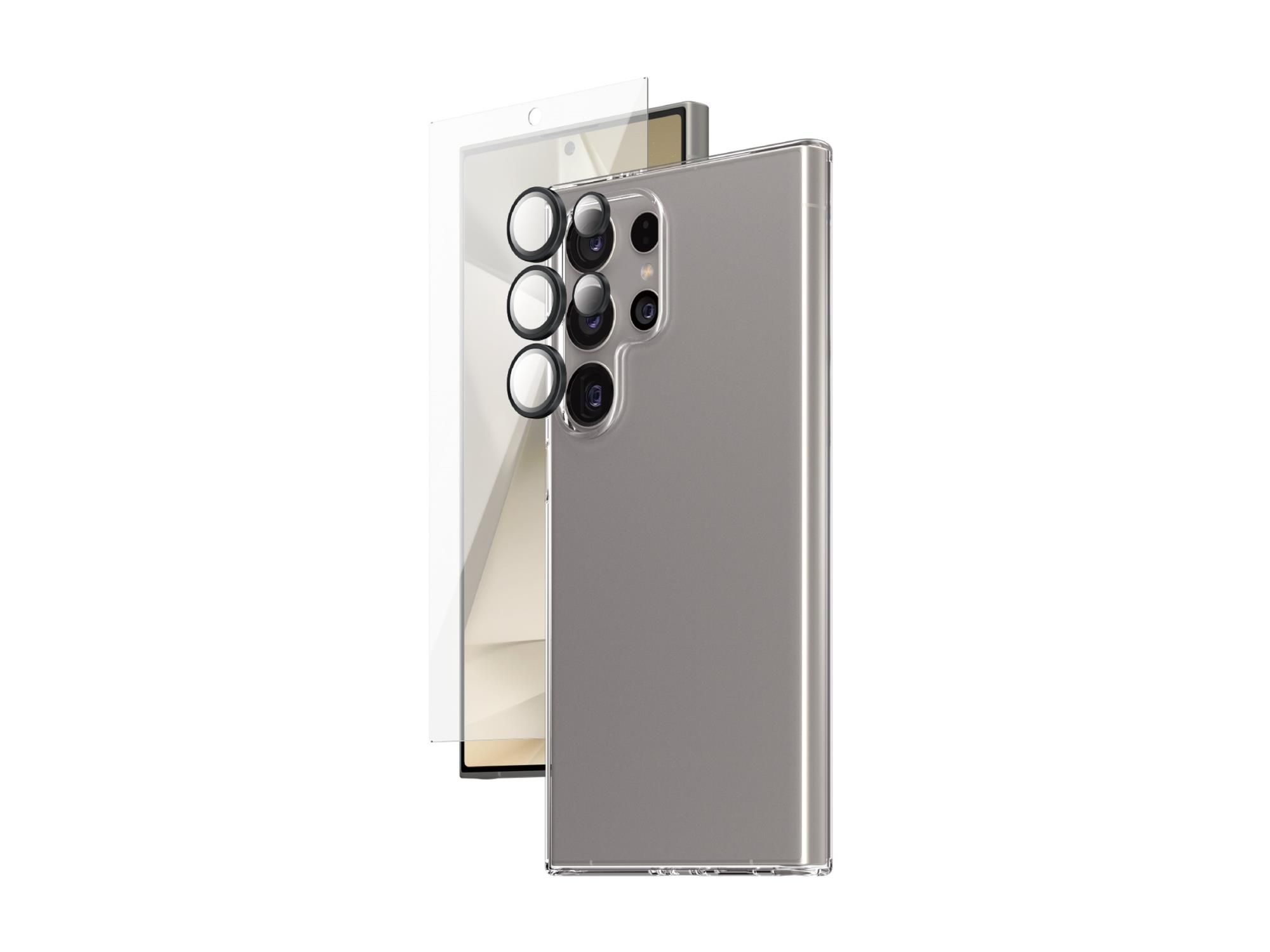 PanzerGlass SAFE. by PanzerGlass - 3-in-1 Pack - hintere Abdeckung für Mobiltelefon - Thermoplastisches Polyurethan (TPU)