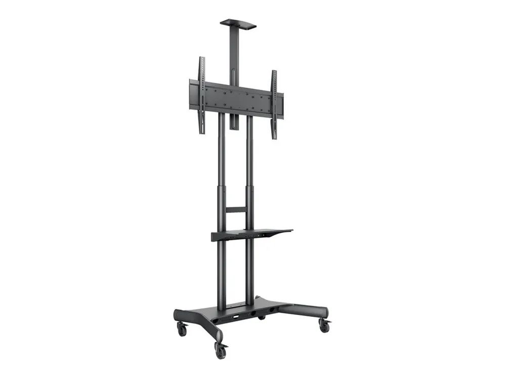 Hagor Multibrackets M Public Floorstand Basic 180 - Aufstellung - für Flachbildschirm / Videokonferenzsystem - Schwarz - Bildschirmgröße: 139.7-203.2 cm (55"-80")
