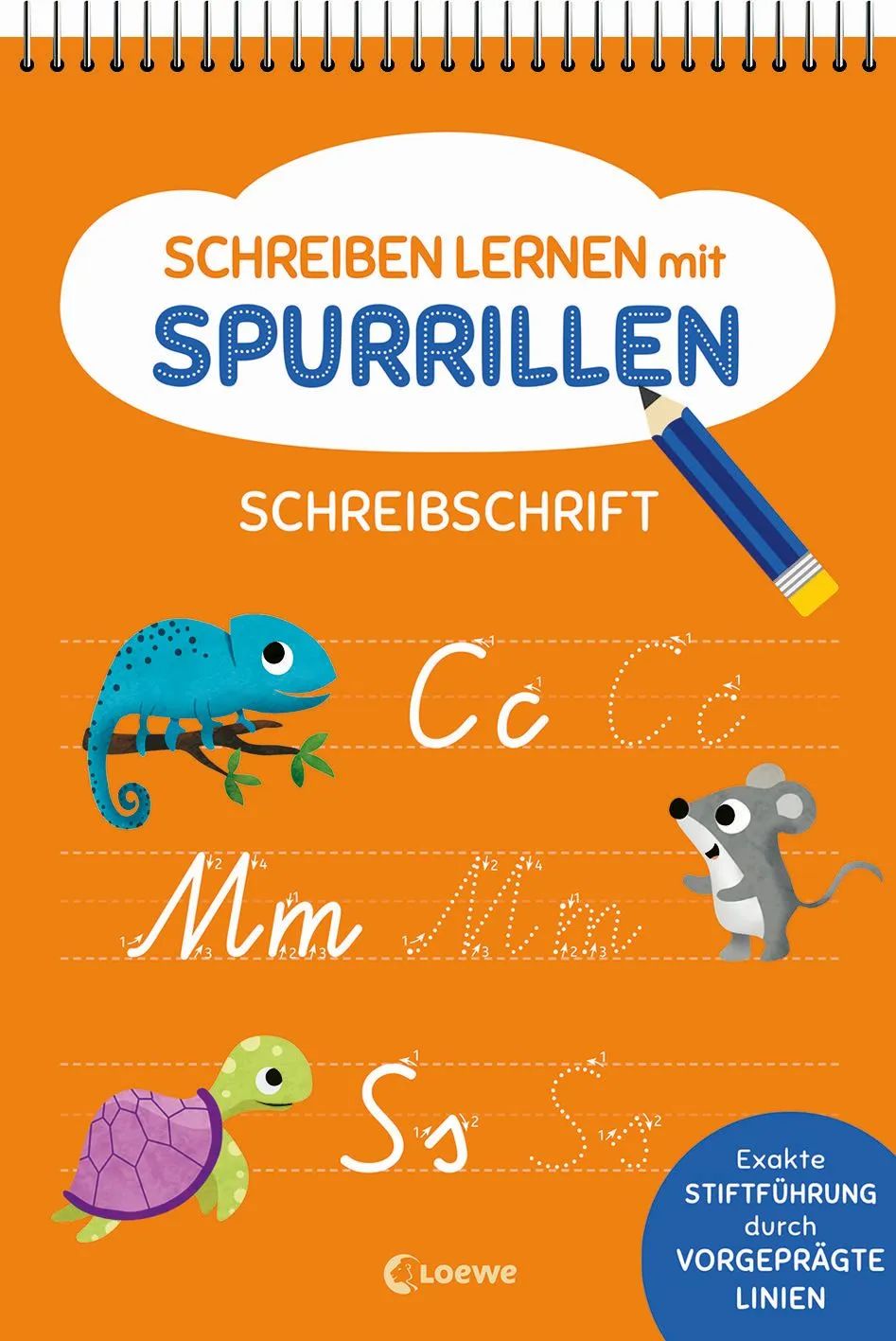 Loewe Verlag GmbH Schreiben lernen Spurrillen Schreibschri