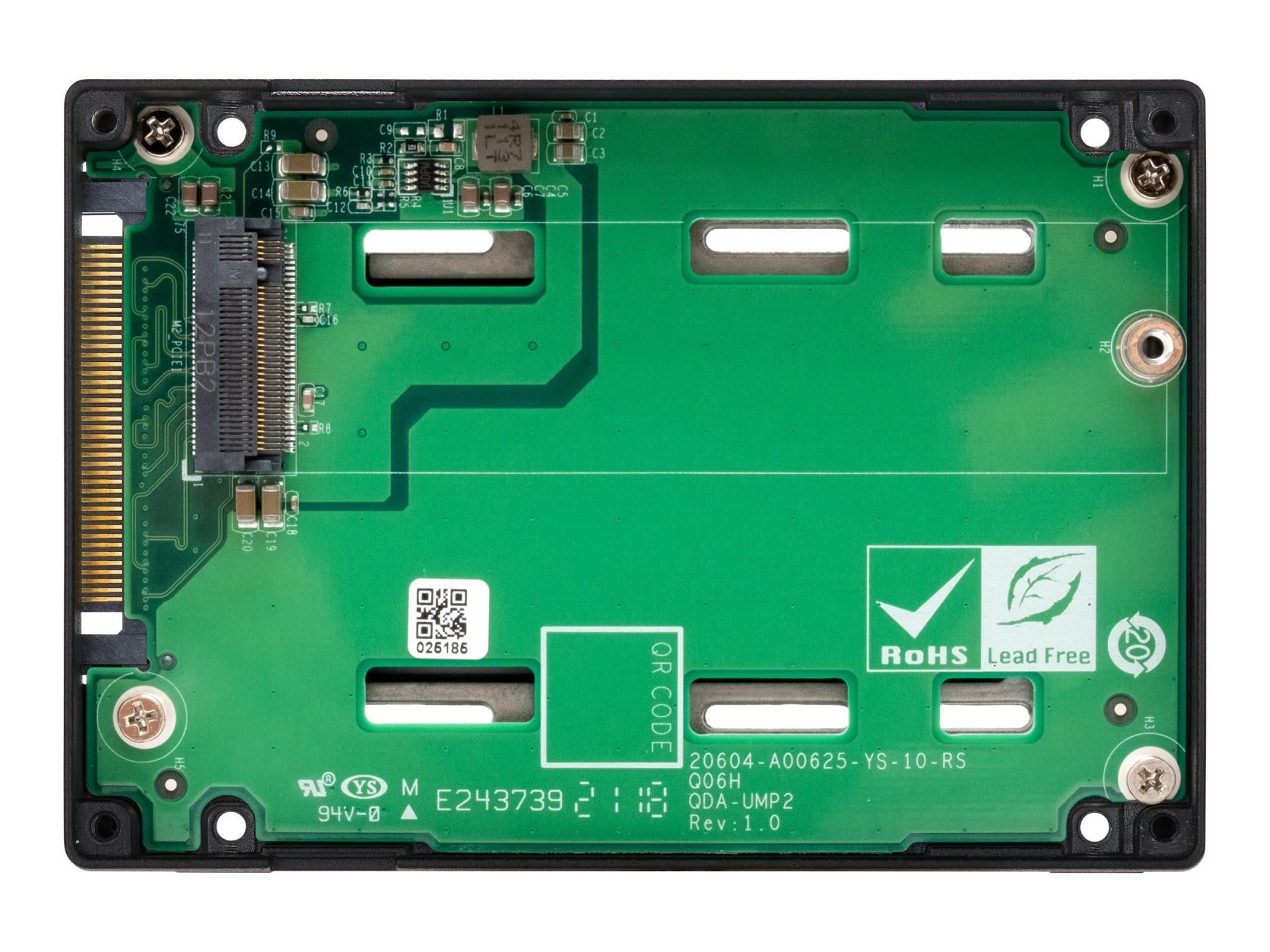QNAP QDA-UMP4 - Schnittstellenadapter - M.2 - PCIe 4.0 x4 (NVMe)