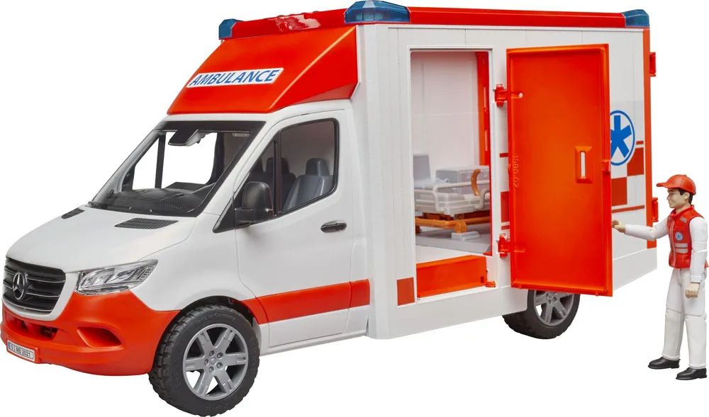 Bruder 02676 - Fahrzeug-Set - 3 Jahr(e) - Acrylnitril-Butadien-Styrol (ABS) - Orange - Weiß