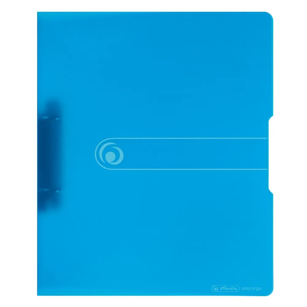 herlitz Ringbuch HERLITZ EASY Orga to Go A4 Rückenbreite 38mm 2-D-Ringe PP transluzent Blau