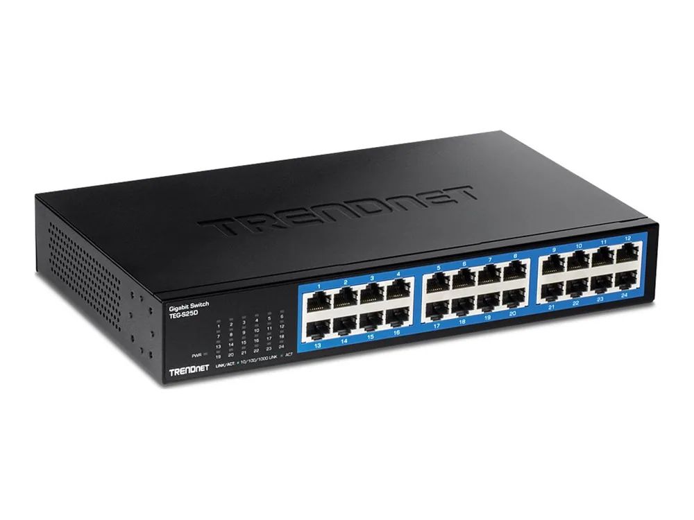 TRENDnet TEG S25D - Switch - 24 x 10/100/1000