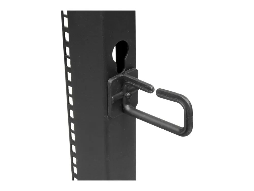 StarTech.com 12HE 4 Pfosten Open Frame Server Rack tiefenverstellbar mit Rollen / Nivellierfüße und Kabelverwaltung - Dell PowerEdge HP ProLiant ThinkServer (4POSTRACK12U)