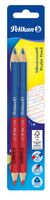Pelikan 811118 - Weich - Blau - Rot - 2 Stück(e)