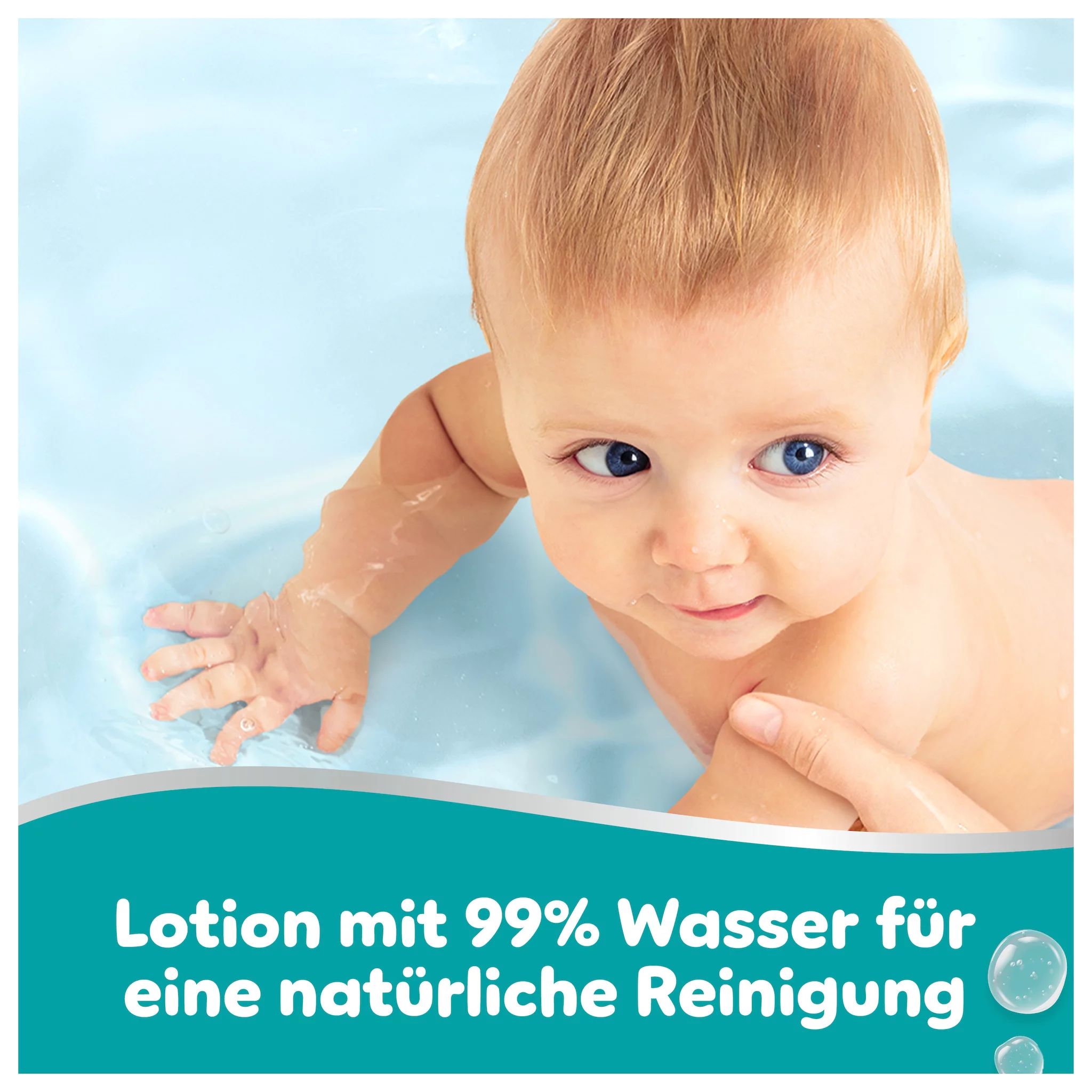 Pampers Feuchte Tücher Aqua 99% 20x