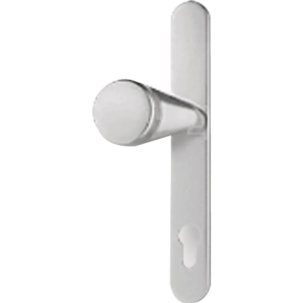 BKS Knopflangschild für außen, rund RR 7504, PZ 92 mm, Edelstahl