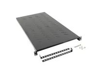Lanberg AK-1013-B - Regalboden - Schwarz - Metall - 25 kg - 48,3 cm (19 Zoll) - 482,6 mm