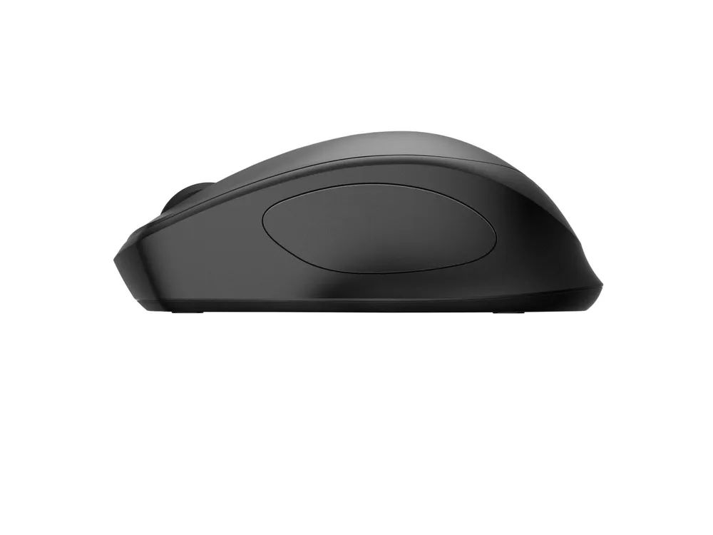 HP 285 Silent - Maus - ergonomisch - optisch - kabellos - 2.4 GHz - kabelloser Empfänger (USB)